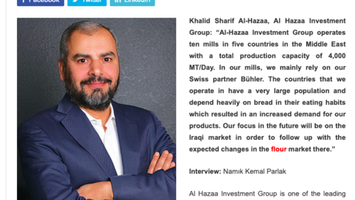 Al-Hazaa Group: A milling giant in the Middle East (Miller Magazine) Al-Hazaa Group: A milling giant in the Middle East (Miller Magazine)